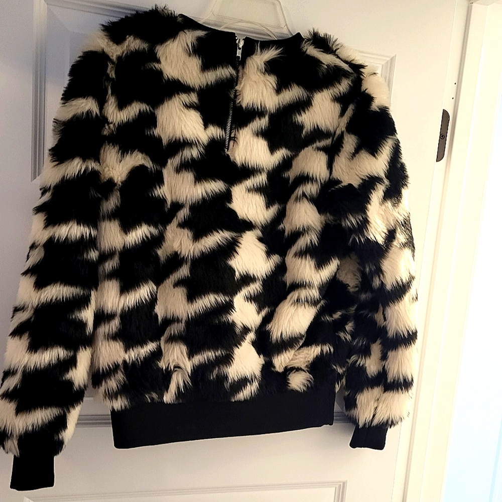 Nasty Gal faux fur sweater